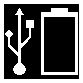 USB Connected and Battery Charging Screen Icon