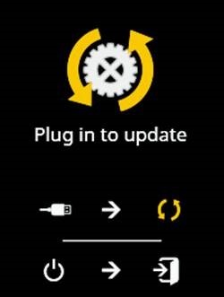 Image Showing Plug In To Update
