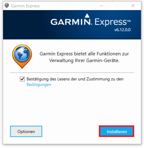 Wie kann ich Garmin Express installieren? | Support-Center