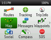 transfer garmin waypoints to inreach