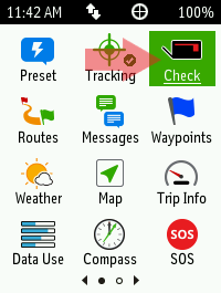 Red Arrow Pointing to Check Mailbox