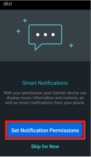 Garmin smart hotsell notifications iphone