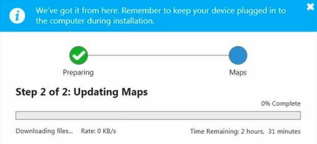 Updating garmin deals sat nav