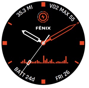 Fenix 5s store change watch face