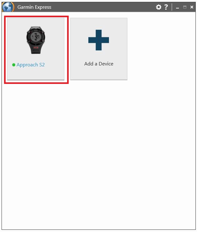 garmin s2 no courses near
