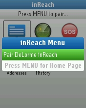 Pair DeLorme inReach Selection
