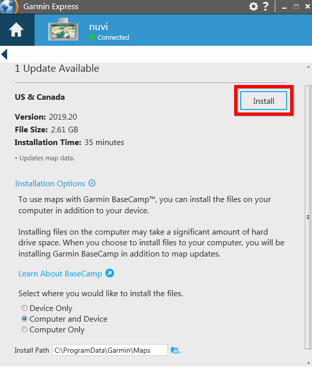 Garmin Express Prompts me to Select I Don't Want During a Map Update | Customer Support