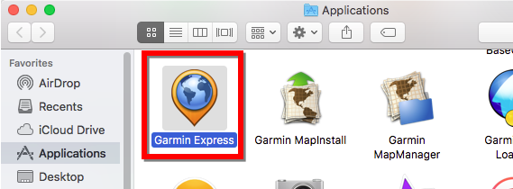 garmin express macbook