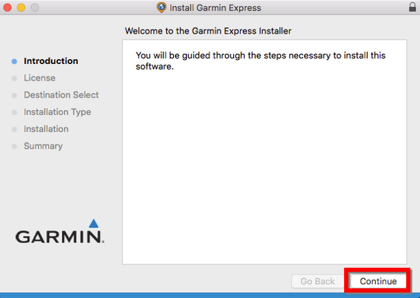 Garmin Express Mac