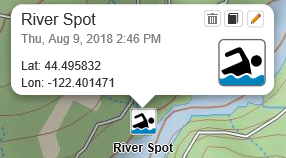 Waypoint on the Explore Website