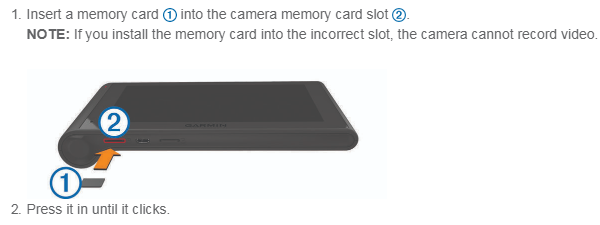 kaos koks Ballade Adding Memory for the Camera or Device on a nūviCam™ or dezlCam | Garmin  Customer Support
