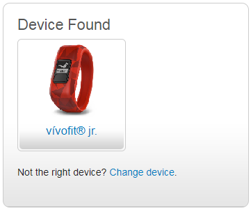 garmin vivofit display spots