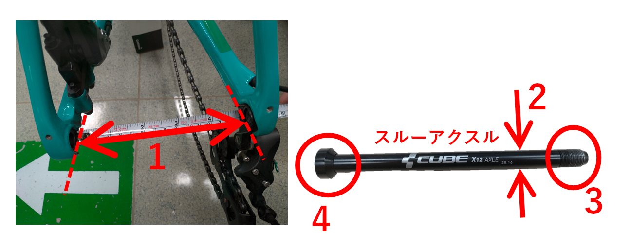 Tacx ダイレクトドライブアクスル アダプター付き Tacx Direct drive quick release with adapter set 135x10mm