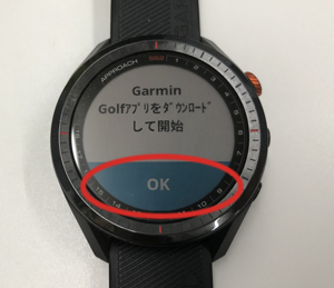 Garmin Approach S62 ※Bluetooth不具合有り ペアリング：Approach S62 Bluetooth未接続ステータス・同期
