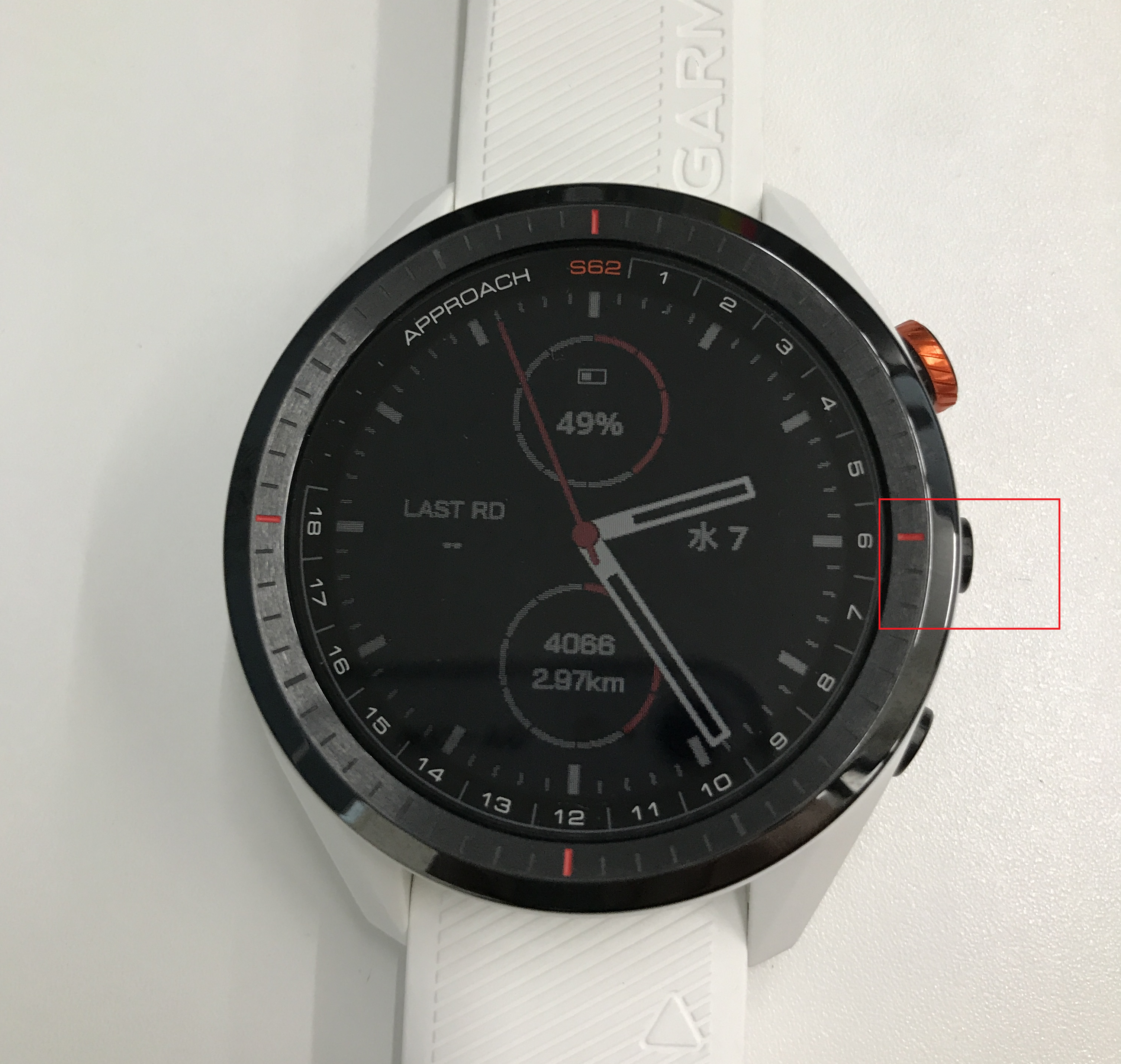 ペアリング：Approach S62 Bluetooth未接続ステータス・同期